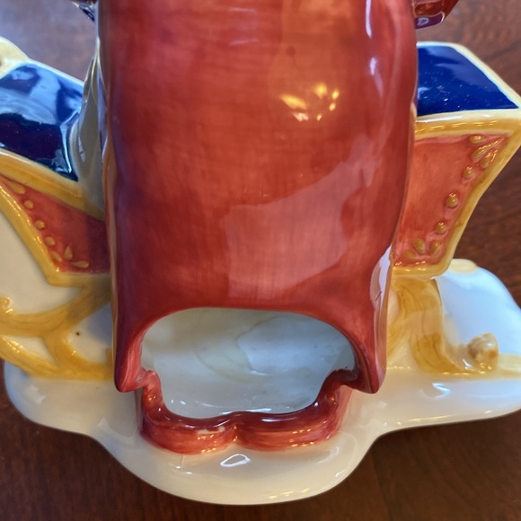 Vintage Traditional Santa with Sleigh Tea Light Candle Holder. Ceramic. - Picture 6 of 9